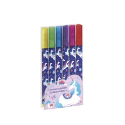 Janod Peinture Par Numéro & Coloriage|Tampons & Papeterie*Marqueurs pailletés Dreamland x6