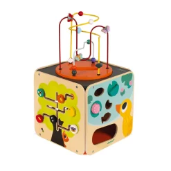 Janod Formes & Couleurs|Bouliers, Loopings & Panneaux D'Activités*Maxi looping multi-activités (bois)