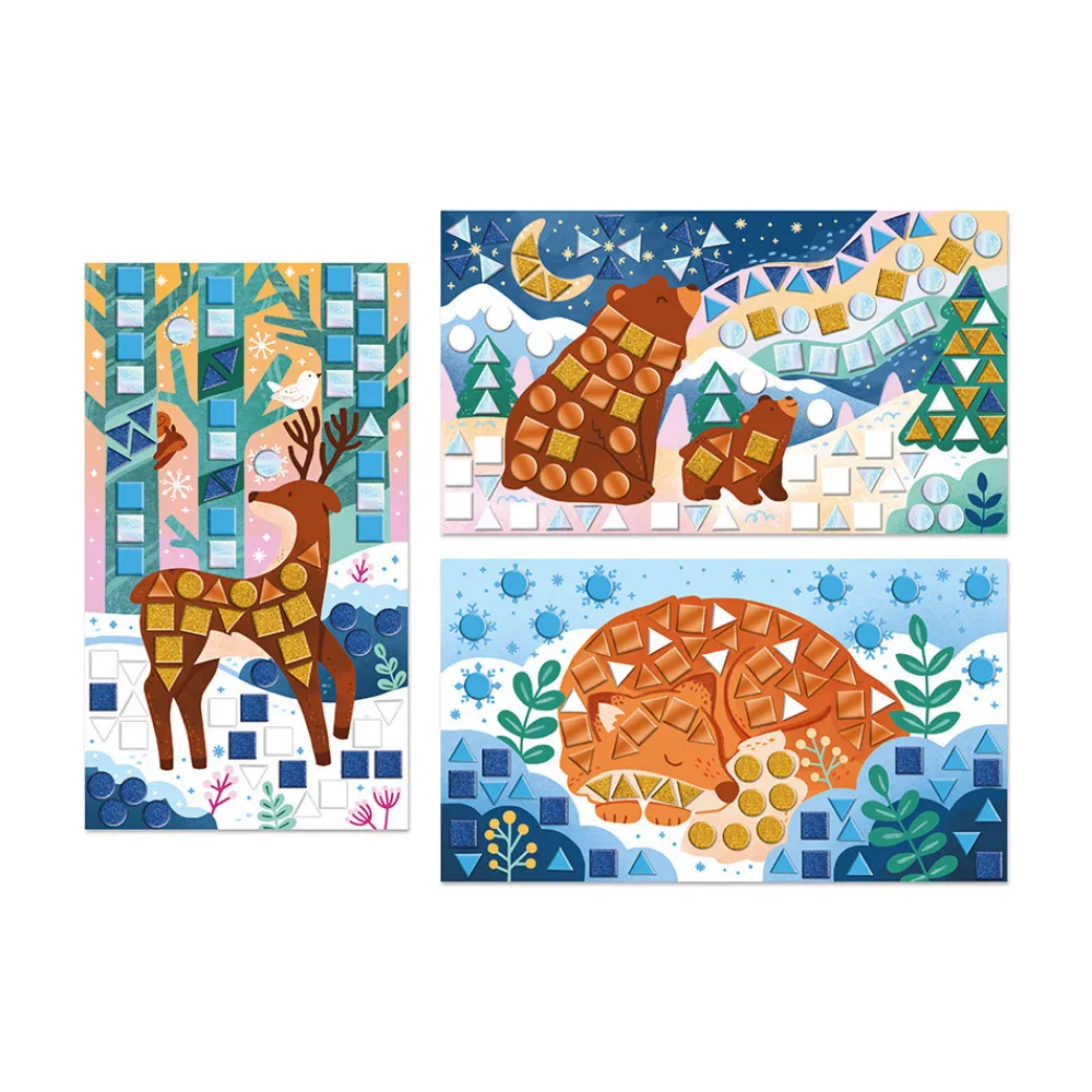 Janod Mosaïques & Gommettes|Collection "Les Ateliers Du Calme"*Mosaïques Bel Hiver