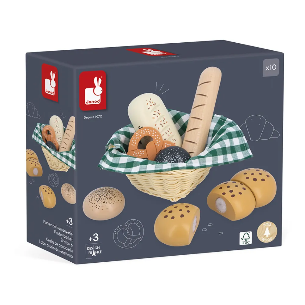 Janod Cuisines, Dinettes & Marchandes*Panier Boulangerie Mamie Soleil
