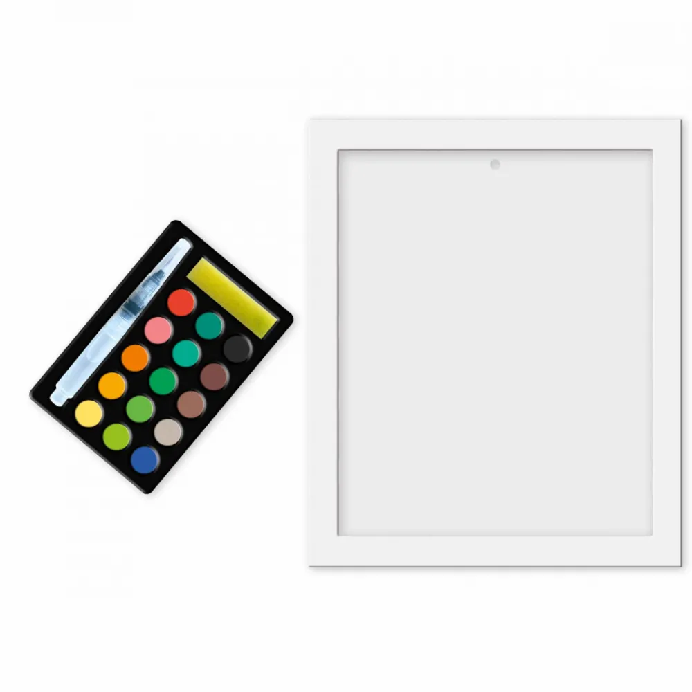 Janod Peinture Par Numéro & Coloriage|Collection "Les Ateliers Du Calme"*Peinture au Numéro Aquarelle Félins