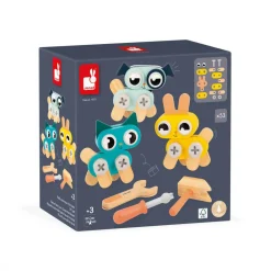 Janod Jeux De Construction*Petits Animaux à Bricoler Brico'Kids