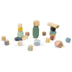 Janod Jeux Éducatifs Maternelle|Formes & Couleurs*Pierres à Empiler Sweet Cocoon (bois)