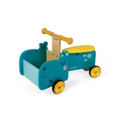 Janod Jouets À Bascule, Porteurs & Chariots*Porteur Hippo (bois)