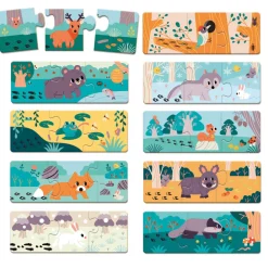 Janod Jeux Éducatifs Maternelle|Jeux Éducatifs Science & Géographie*Puzzle Animaux Les Empreintes - Partenariat WWF®