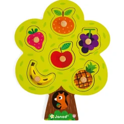 Janod Puzzles En Bois Premier Âge|Puzzles En Bois Premier Âge*Puzzle Arbre Gourmand 6 pièces