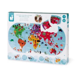 Janod Puzzles & Jeux De Mémo Pour Le Bain*Puzzle Carte des Explorateurs du bain