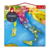 Janod Jeux Éducatifs Primaire|Jeux Éducatifs Science & Géographie*Puzzle Carte d'Italie Magnétique 20 pièces