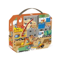 Janod Puzzles Fabriqués En France|Puzzles 20 À 49 Pièces*Puzzle Chantier 36 pièces