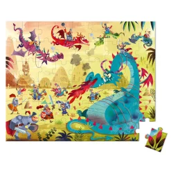 Janod Puzzles Fabriqués En France|Puzzles 50 À 149 Pièces*Puzzle Dragons 54 pièces