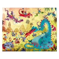 Janod Puzzles Fabriqués En France|Puzzles 50 À 149 Pièces*Puzzle Dragons 54 pièces