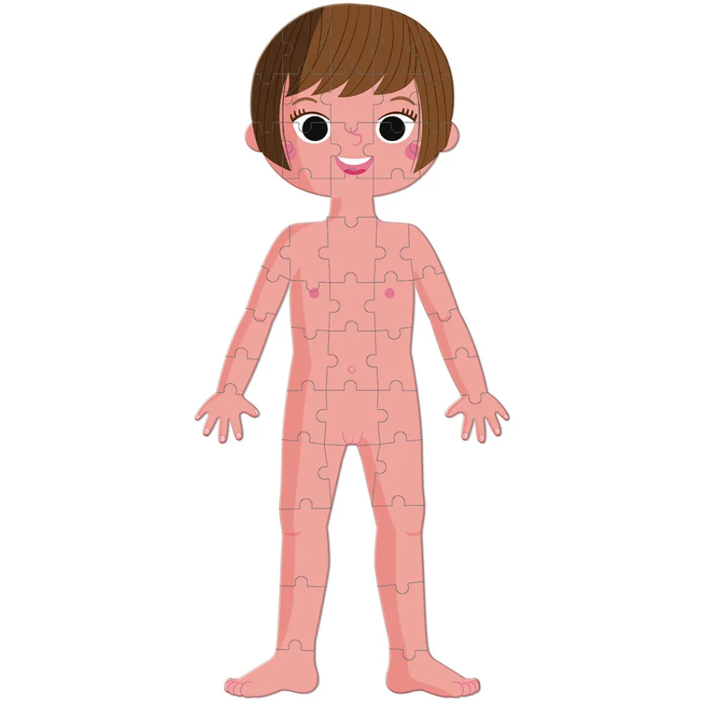 Janod Jeux Éducatifs Primaire|Jeux Éducatifs Science & Géographie*Puzzle éducatif géant Le Corps Humain