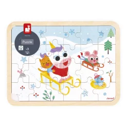 Janod Puzzles 20 À 49 Pièces|Puzzles En Bois Premier Âge*Puzzle en bois A la montagne 24 pièces
