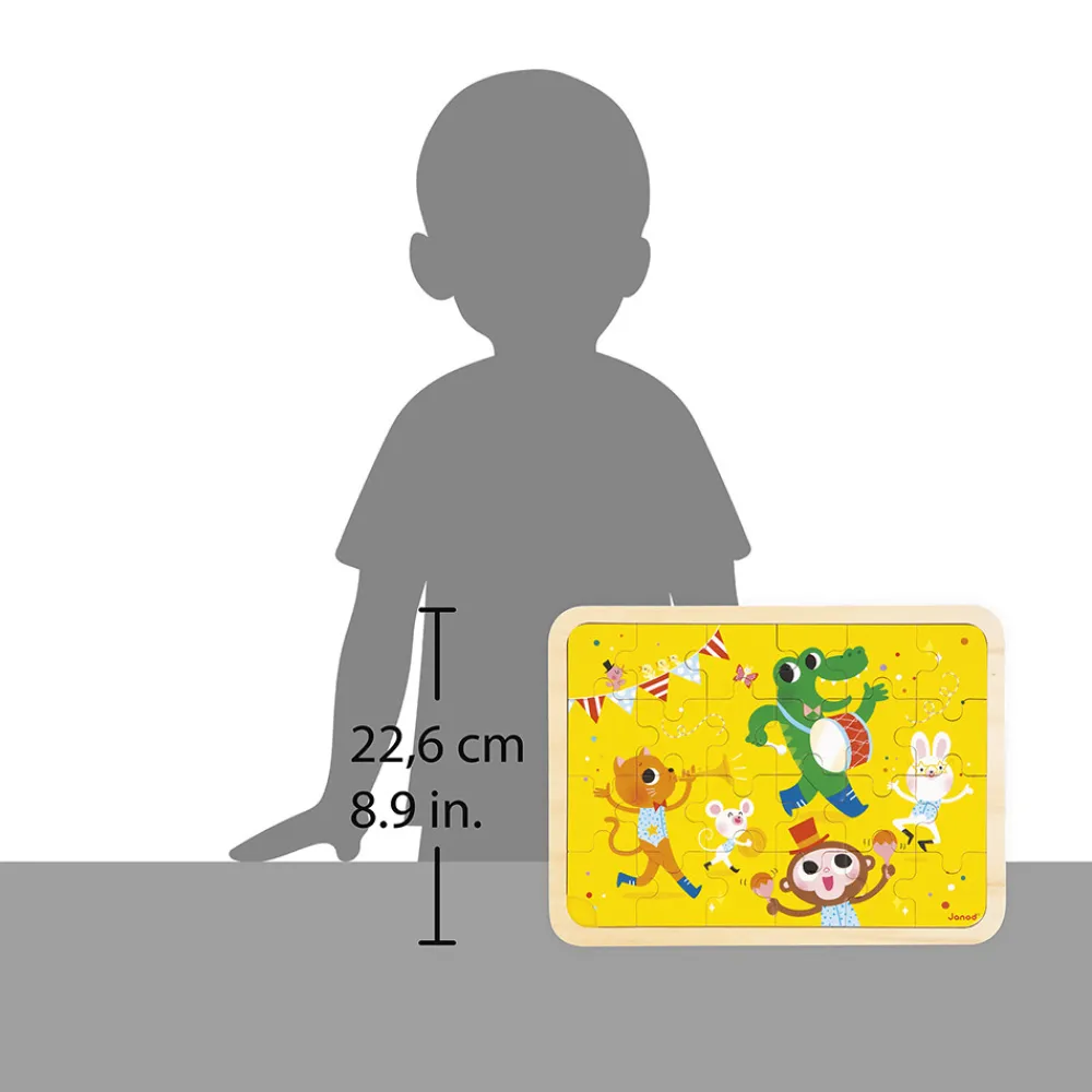 Janod Puzzles 20 À 49 Pièces|Puzzles En Bois Premier Âge*Puzzle en bois C'est la fête 24 pièces