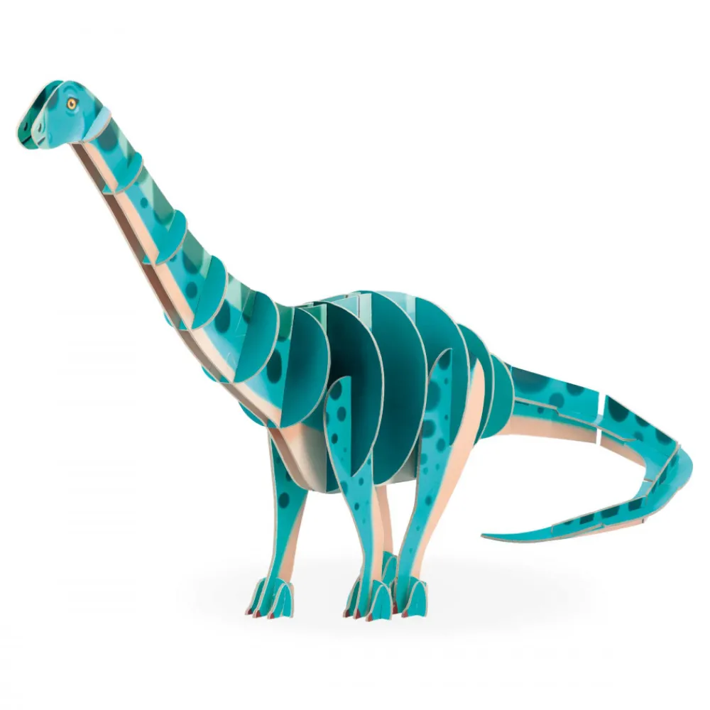 Janod Puzzles Fabriqués En France|Puzzles Éducatifs*Puzzle en Volume le diplodocus