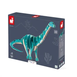 Janod Puzzles Fabriqués En France|Puzzles Éducatifs*Puzzle en Volume le diplodocus