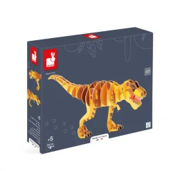 Janod Puzzles Fabriqués En France|Puzzles Éducatifs*Puzzle en volume le T-Rex