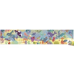 Janod Puzzles Fabriqués En France|Puzzles Éducatifs*Puzzle Frise Les Animaux Marins 36 pièces