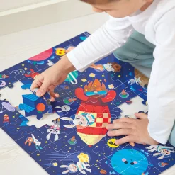 Janod Puzzles Fabriqués En France|Puzzles 50 À 149 Pièces*Puzzle Fusée 54 pièces