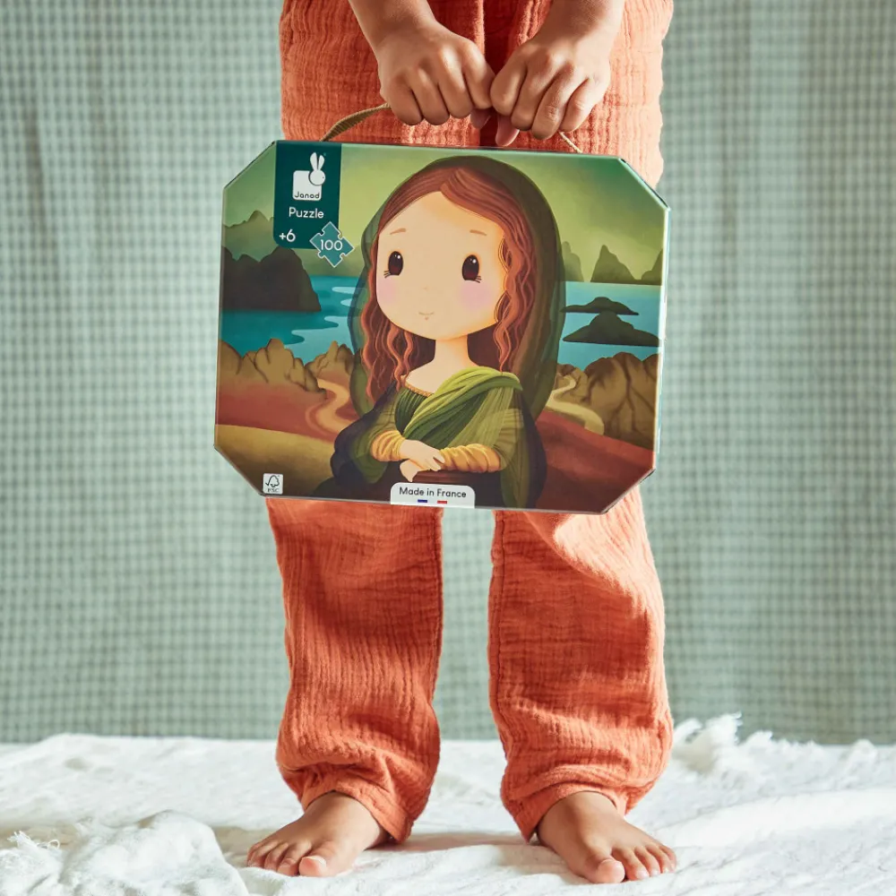 Janod Puzzles Fabriqués En France|Puzzles 50 À 149 Pièces*Puzzle Inspiré de De Vinci 100 pièces