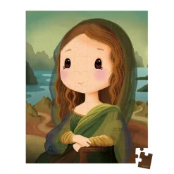 Janod Puzzles Fabriqués En France|Puzzles 50 À 149 Pièces*Puzzle Inspiré de De Vinci 100 pièces
