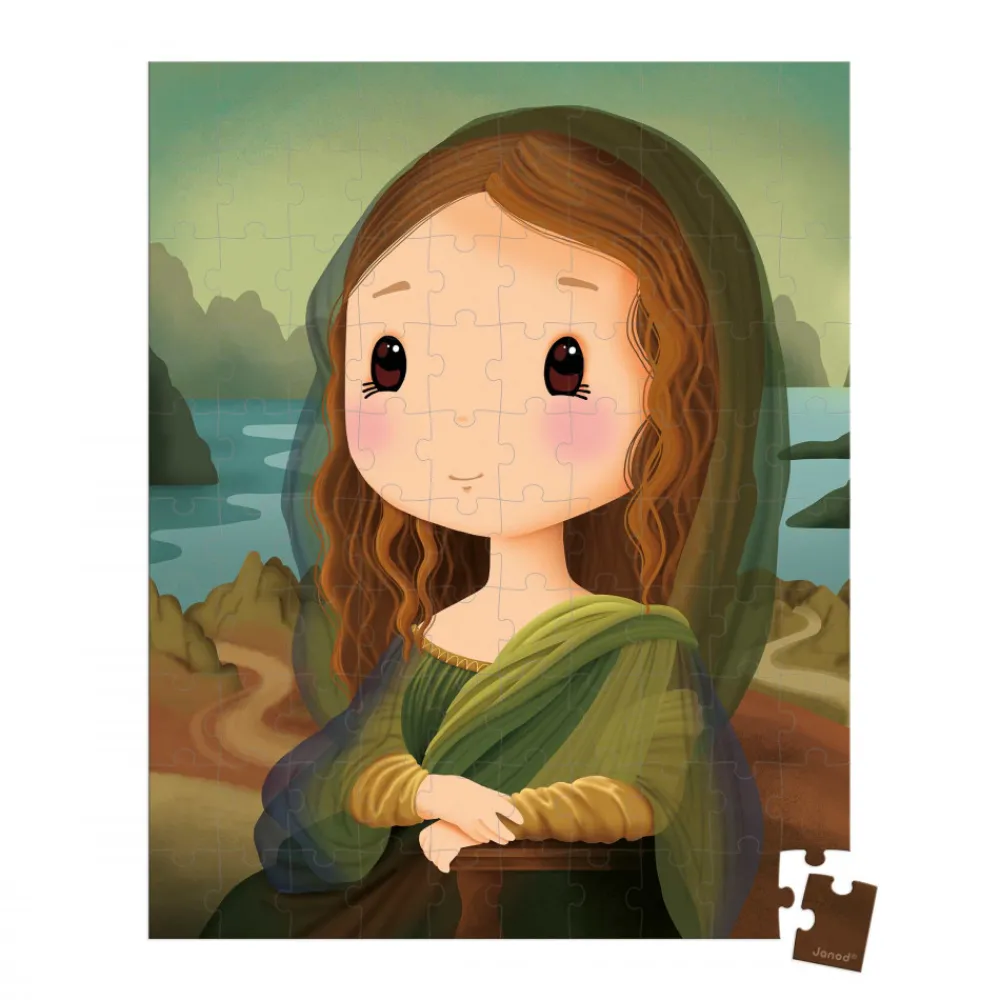 Janod Puzzles Fabriqués En France|Puzzles 50 À 149 Pièces*Puzzle Inspiré de De Vinci 100 pièces