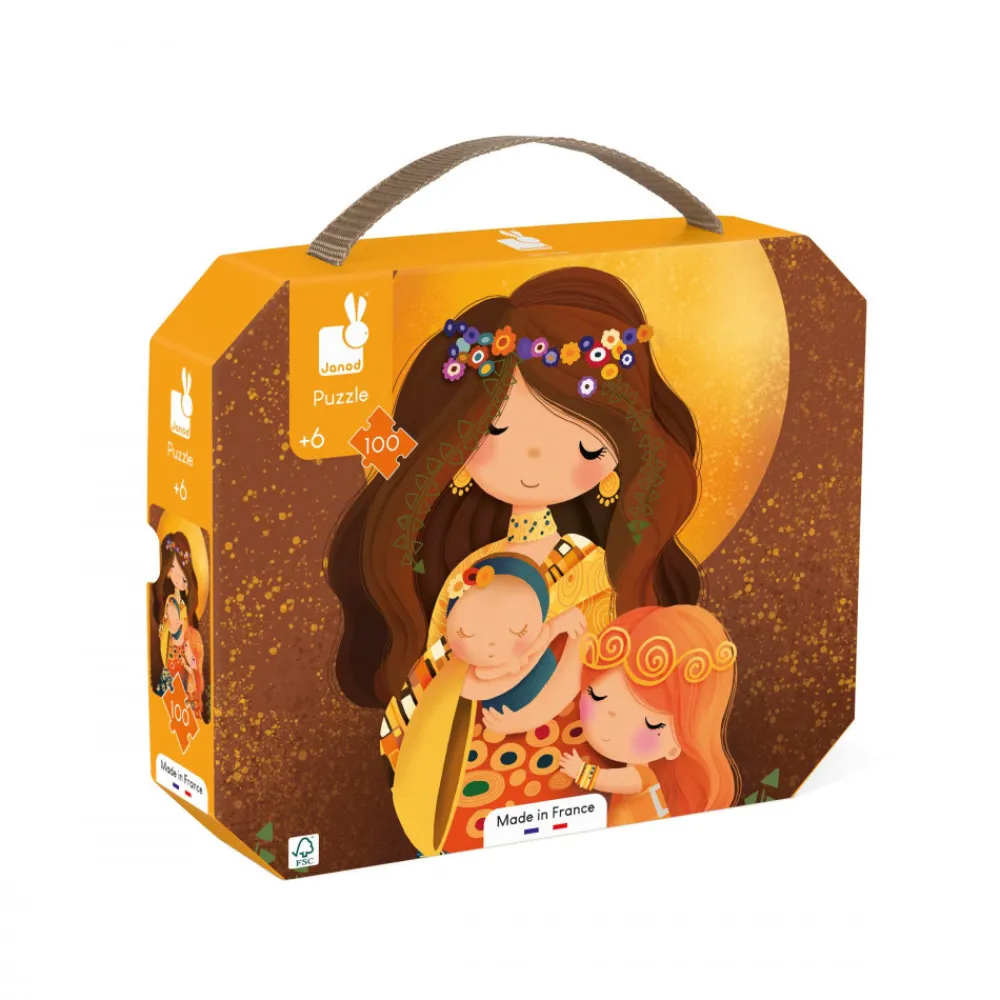 Janod Puzzles Fabriqués En France|Puzzles 50 À 149 Pièces*Puzzle Inspiré de Klimt 100 pièces