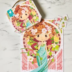 Janod Puzzles Fabriqués En France|Puzzles 50 À 149 Pièces*Puzzle Inspiré de Mucha 100 pièces