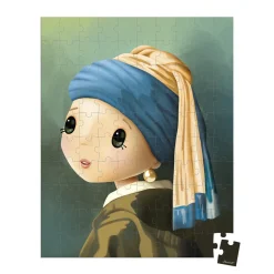 Janod Puzzles Fabriqués En France|Puzzles 50 À 149 Pièces*Puzzle Inspiré de Vermeer 100 pièces