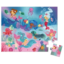 Janod Puzzles Fabriqués En France|Puzzles 20 À 49 Pièces*Puzzle Les Sirènes 24 pièces
