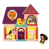 Janod Puzzles En Bois Premier Âge|Puzzles En Bois Premier Âge*Puzzle musical Mes petits compagnons 5 pièces