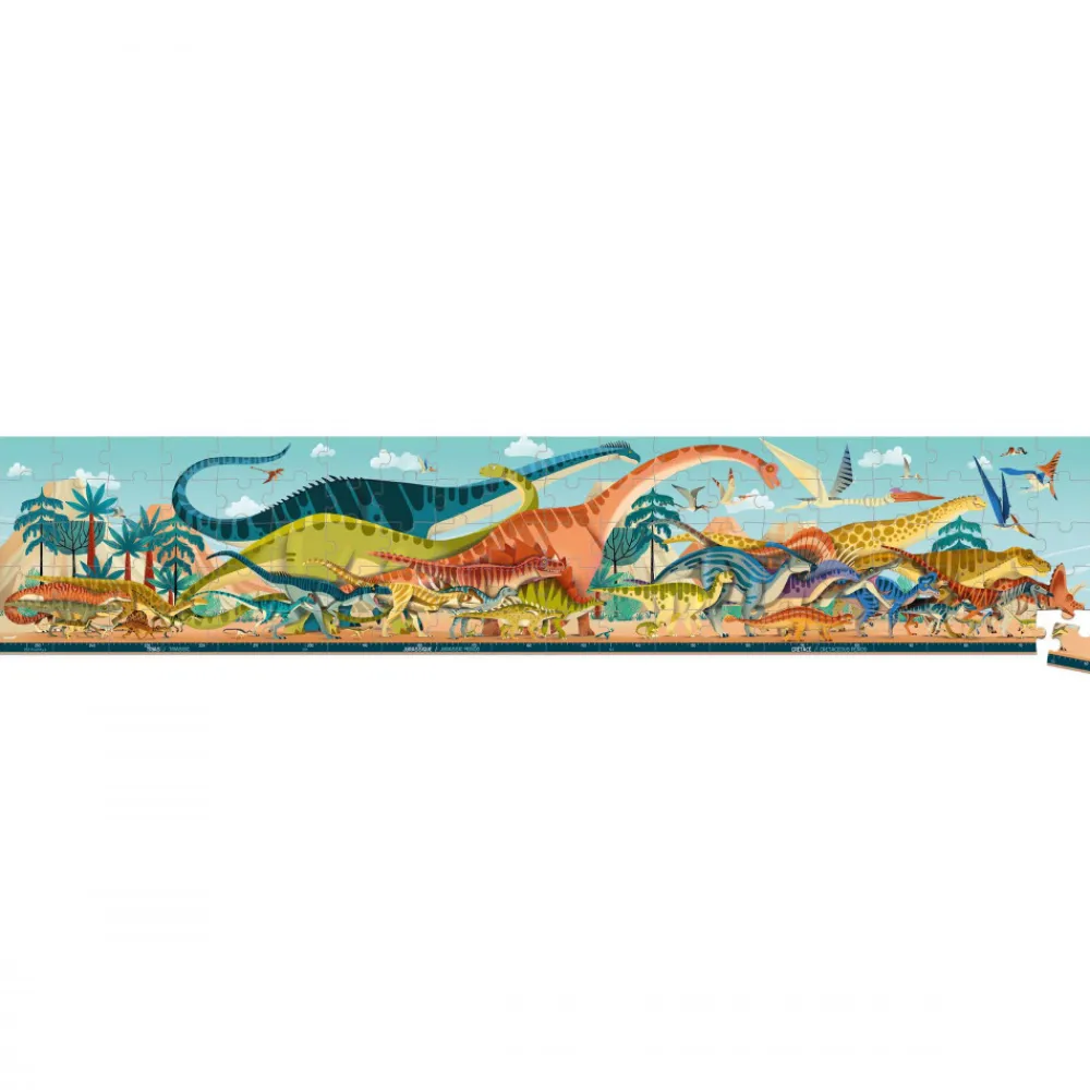 Janod Puzzles Fabriqués En France|Puzzles Éducatifs*Puzzle Panoramique Dino
