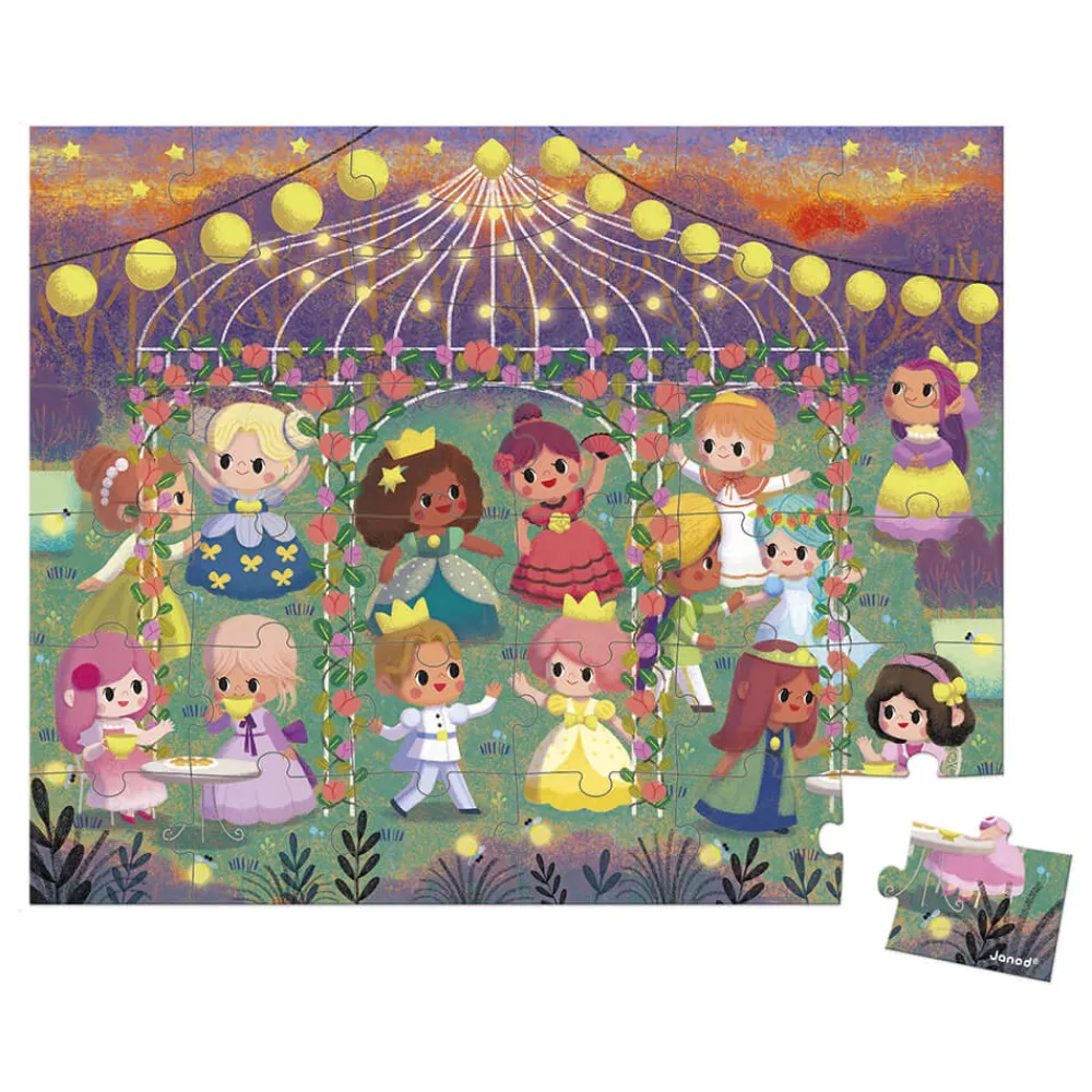 Janod Puzzles Fabriqués En France|Puzzles 20 À 49 Pièces*Puzzle Princesses 36 pièces