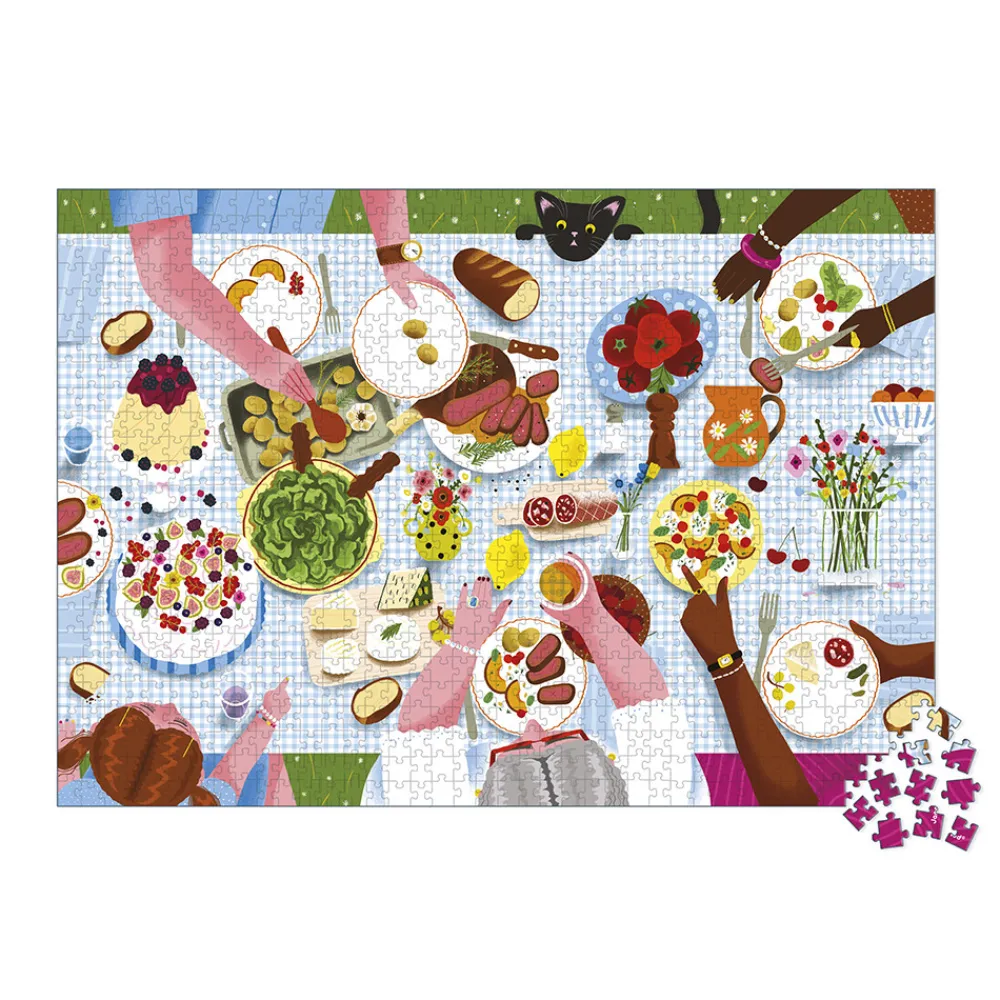 Janod Puzzles 500 À 2000 Pièces*Puzzle Repas De Famille 1000 pièces