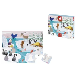 Janod Puzzles 20 À 49 Pièces*Puzzle Tactile 'La Banquise' 20 pièces