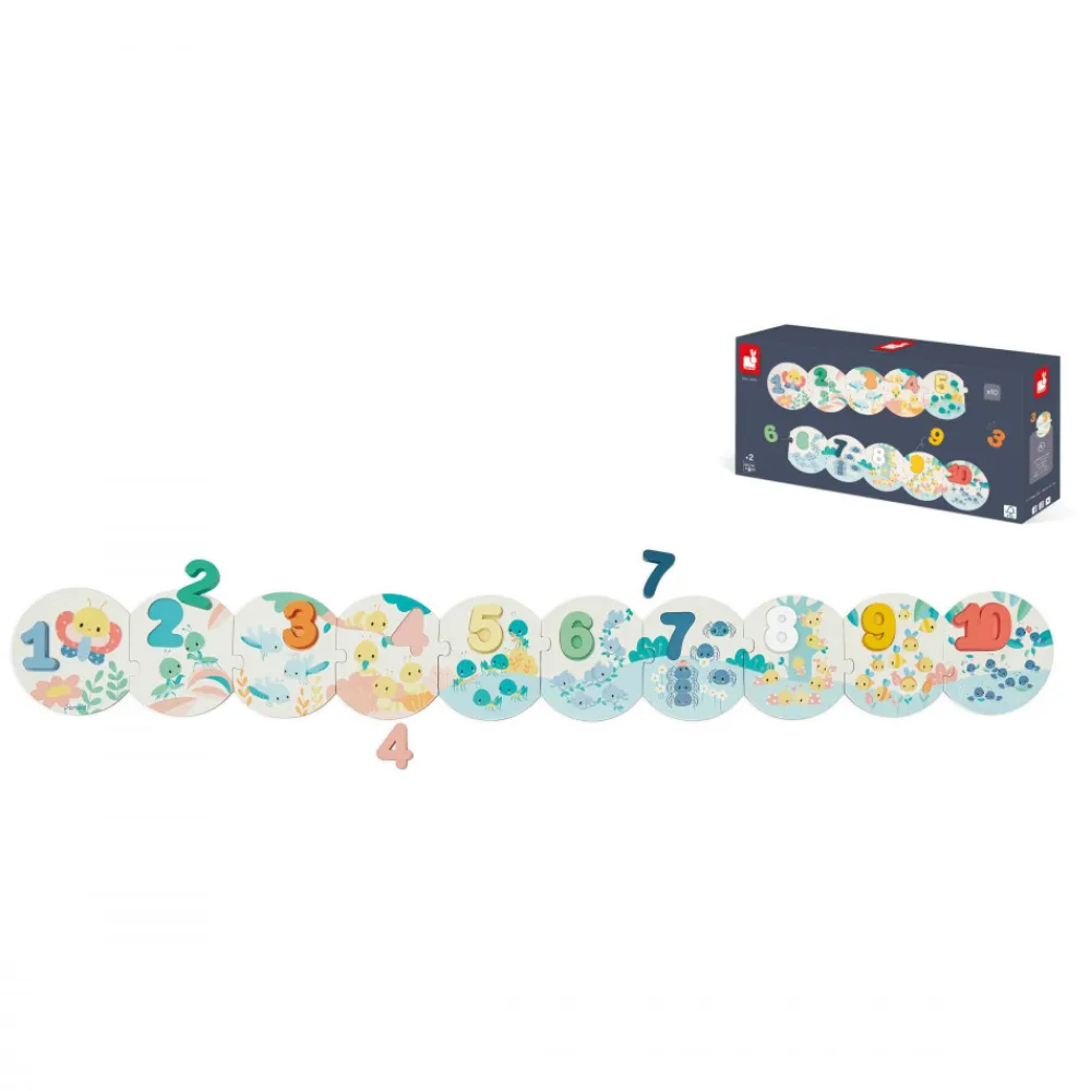Janod Jeux Éducatifs Maternelle|Jeux Éducatifs Chiffres & Lettres*Puzzles Mes Premiers Chiffres Pure