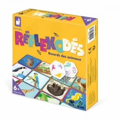 Janod Jeux De Rapidité & De Stratégie|Jeux De Mémoire & D'Associations*RéflexoDés - Animaux