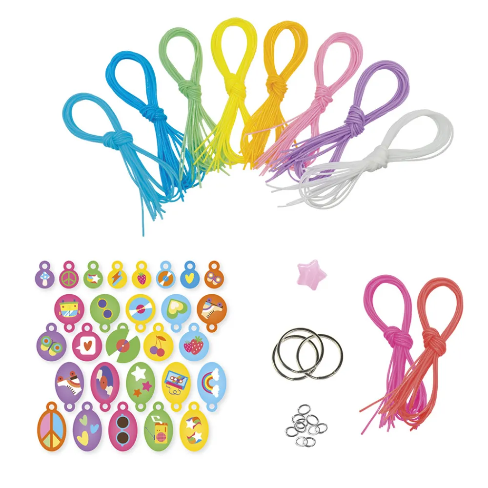 Janod Créations 3D|Collection "Les Ateliers Déco"*Scoubidous Peace & Love à créer