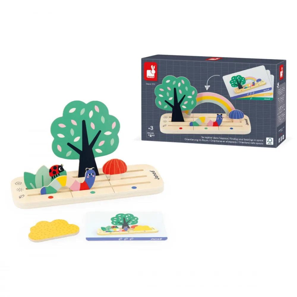 Janod Jeux Éducatifs Maternelle|Jeux Éducatifs Science & Géographie*Se Repérer dans l'Espace - le Jardin