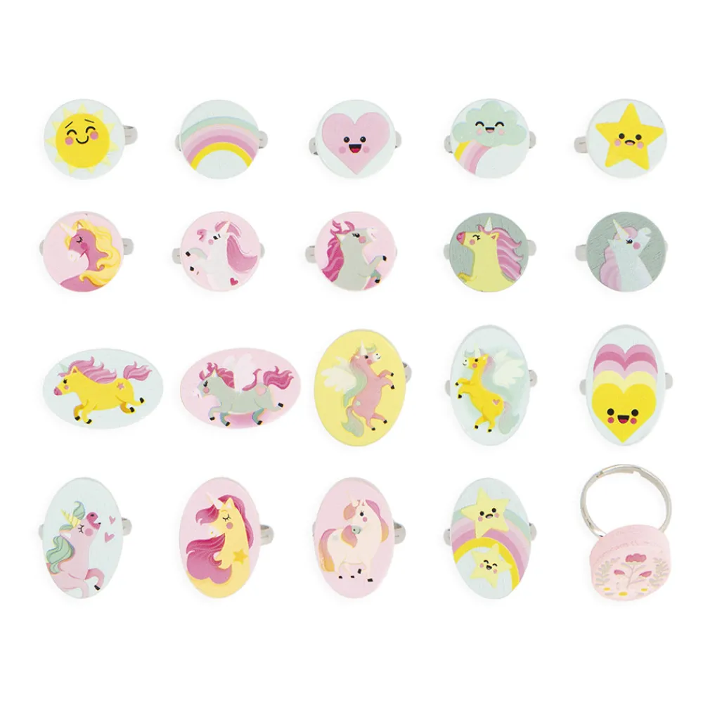 Janod Beauté*Set de 20 Bagues Licorne