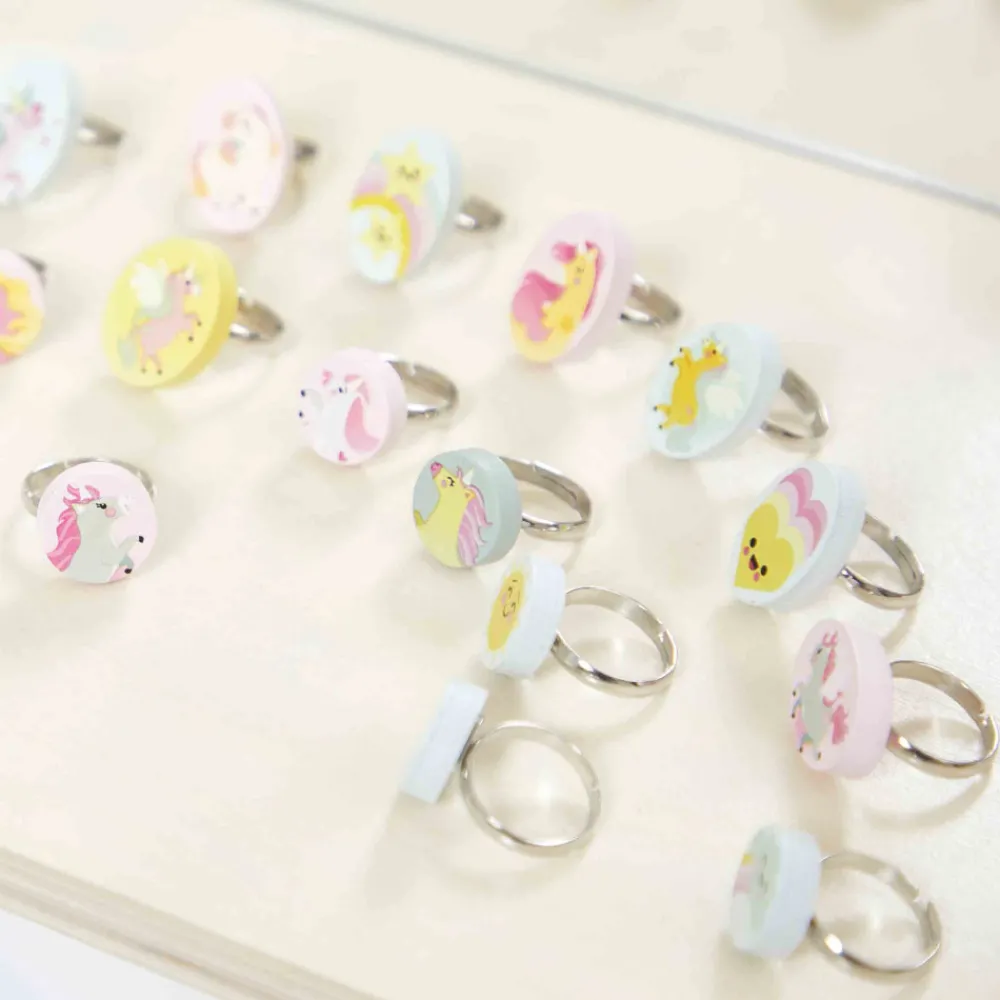 Janod Beauté*Set de 20 Bagues Licorne
