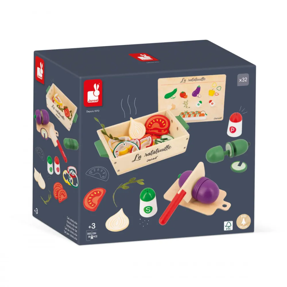 Janod Cuisines, Dinettes & Marchandes*Set Ratatouille