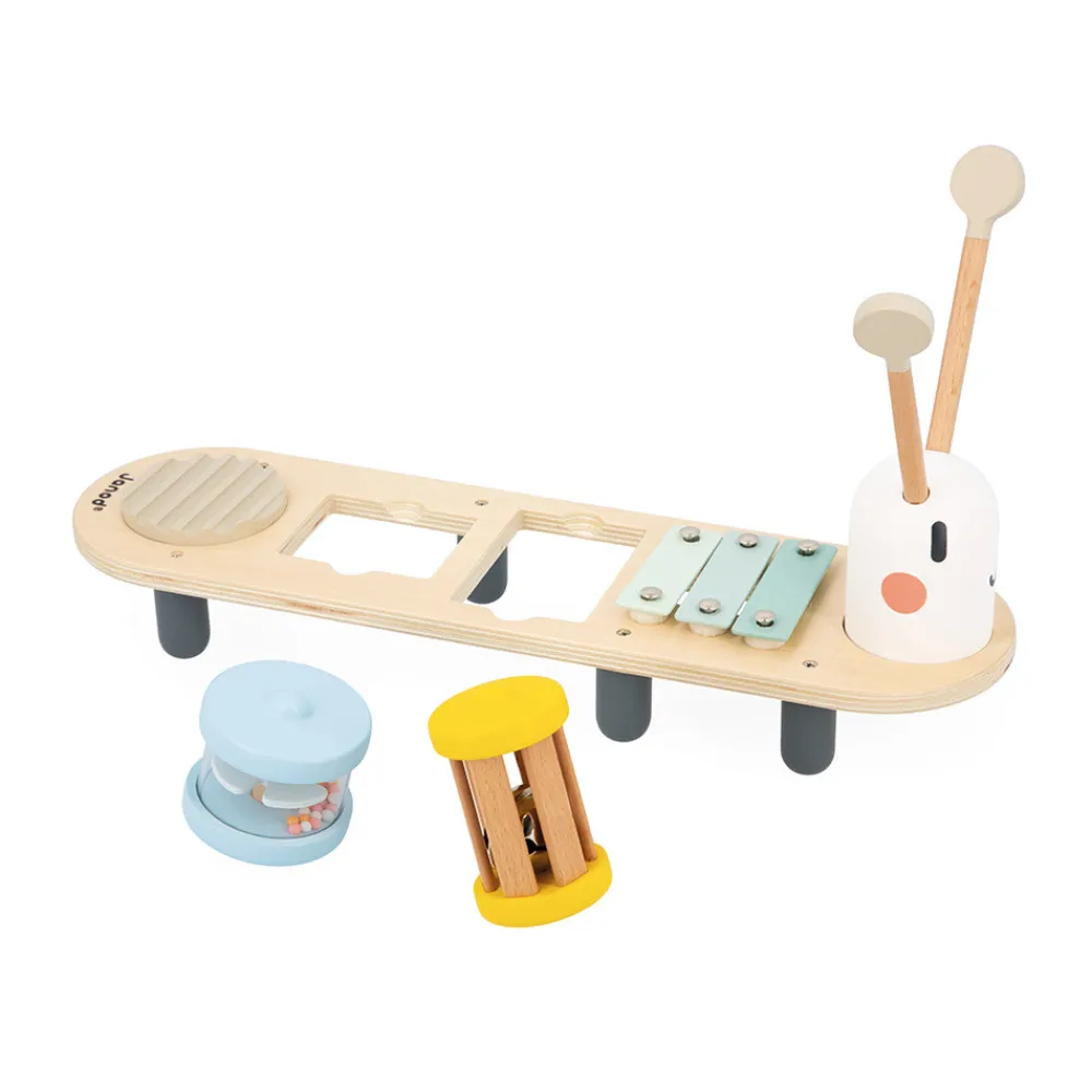 Janod Jouets Musicaux*Stand d'Éveil Sonore Chenille Sweet Cocoon