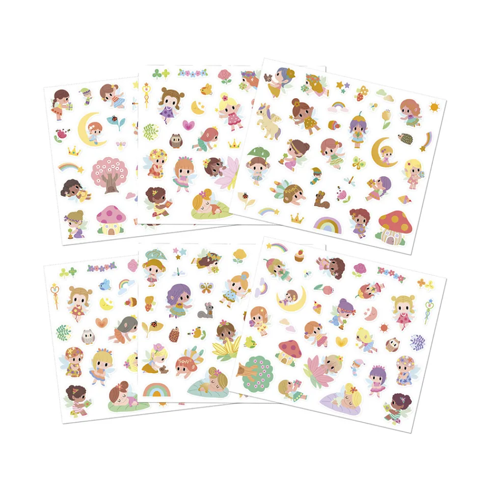 Janod Mosaïques & Gommettes*Stickers Fées x200