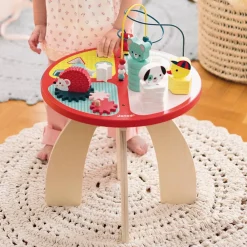 Janod Formes & Couleurs|Bouliers, Loopings & Panneaux D'Activités*Table d'activités Baby Forest (bois)