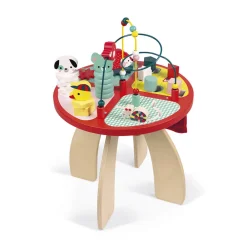 Janod Formes & Couleurs|Bouliers, Loopings & Panneaux D'Activités*Table d'activités Baby Forest (bois)