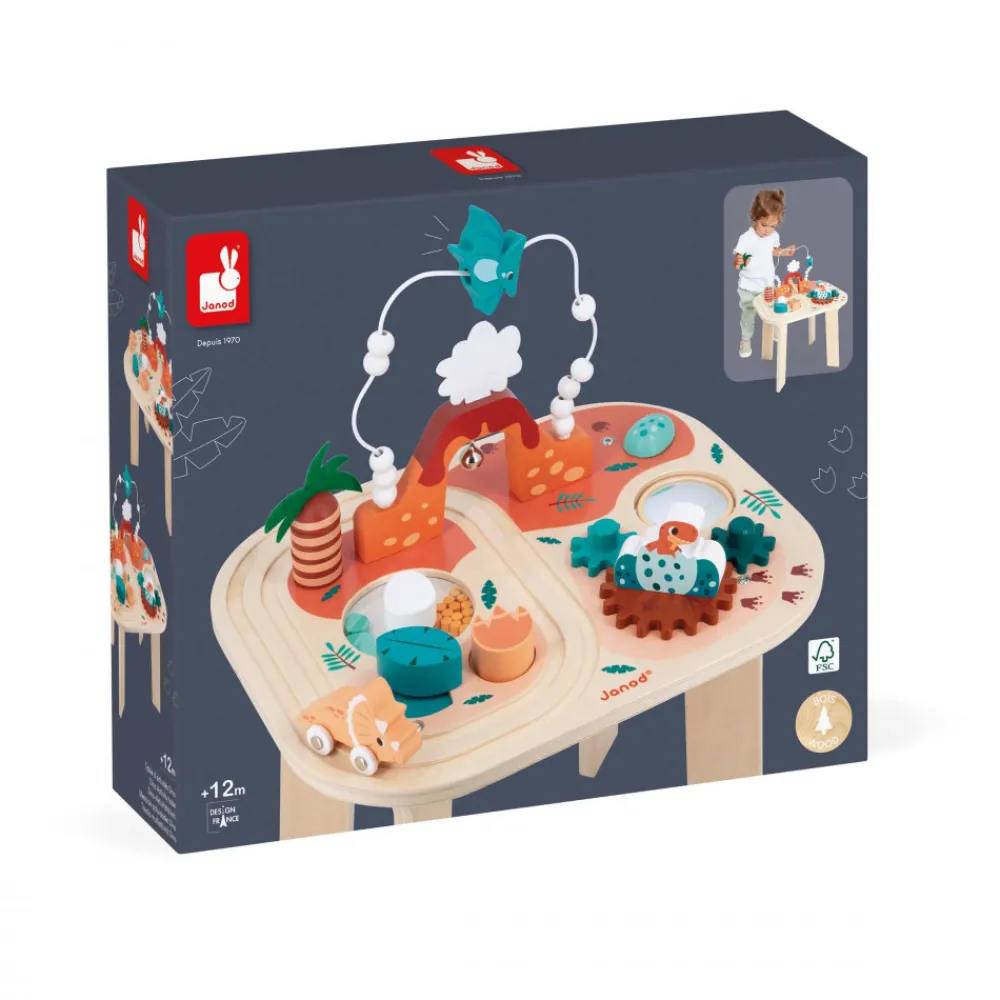 Janod Formes & Couleurs|Bouliers, Loopings & Panneaux D'Activités*Table d'Activités Dino