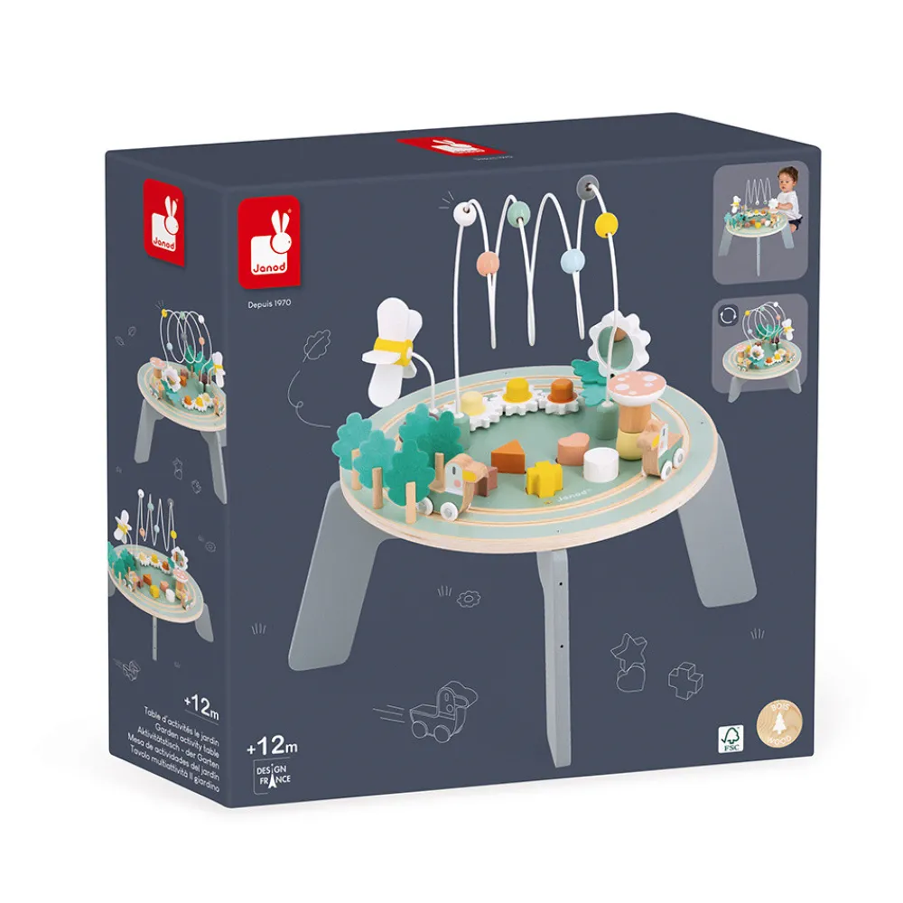 Janod Bouliers, Loopings & Panneaux D'Activités|Manipulation & Encastrement*Table d'Activités Jardin Sweet Cocoon