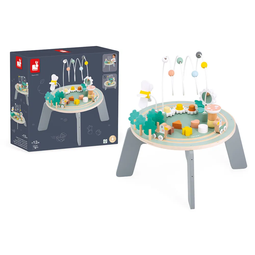 Janod Bouliers, Loopings & Panneaux D'Activités|Manipulation & Encastrement*Table d'Activités Jardin Sweet Cocoon