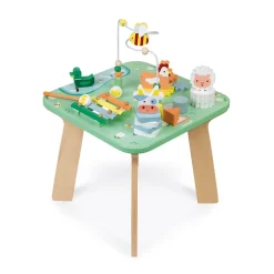 Janod Formes & Couleurs|Bouliers, Loopings & Panneaux D'Activités*Table d'Activités Jolie Prairie (bois)